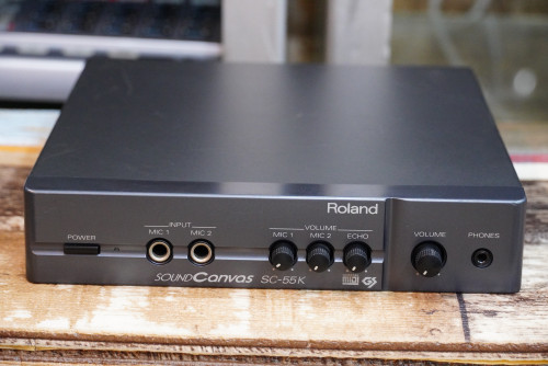Roland SC-55K (JAPAN) คาราโอเกะเสียงดีดีแบบง่ายสุด!!เสียบสองไมค์หน้าเครื่องพร้อมเอฟเฟคร้องในตัว