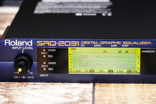 ดิจิตอล กราฟฟิคอีคิว Roland SRQ-2031 (JAPAN) งานญี่ปุ่น 31แบนด์ x 2 แชนแนล เซฟได้ 16 โปรแกรม 5