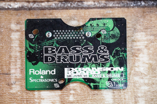 Roland SR-JV80-10 BASS & DRUMS การ์ดเพิ่มเสียงสำหรับตระกูล JV ทุกรุ่น เช่น JV2080 JV1080...
