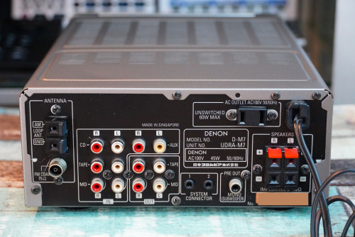 DENON D-M7 30W+30Wอินทีเกรทแอมป์ INได้4ทาง ต่อSubได้ สวยๆ ใช้งานปรกติ 1