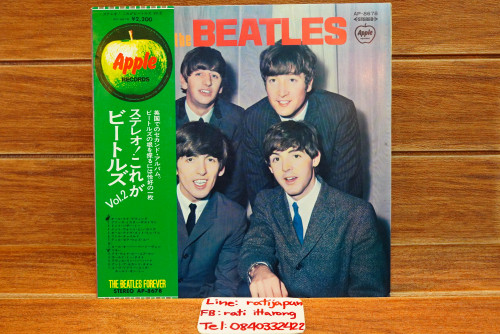 (9) แผ่นเสียง The Beatles - รวมเพลง 1LP /JAPAN 