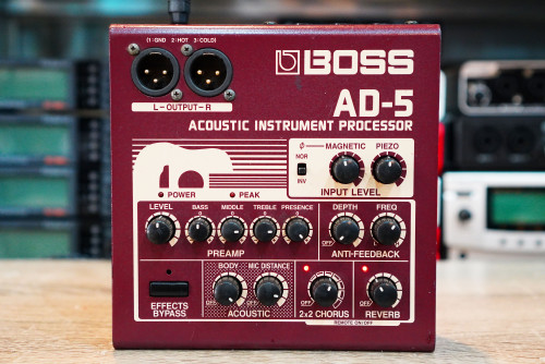 Boss AD-5 Acoustic Instrument Processor เสียงดีมาก หนาหวานกังวาน เกรดเสียงระดับLive ConและStudio