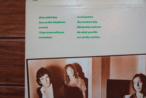 (148) FOREIGNER - Head Games 1979 (Album) 1LP 1