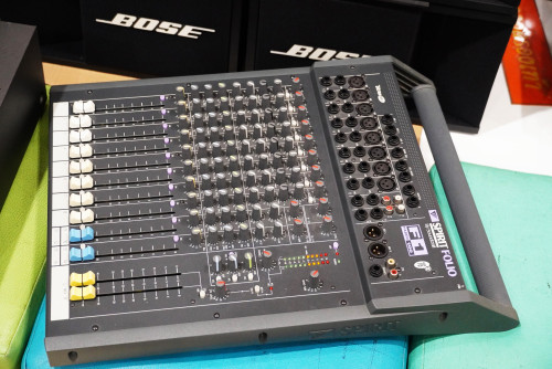 อังกฤษแท้ SoundCraft SPIRIT FOLIO F1 สวยๆใช้งานปรกติทุกช่อง 8ไมค์XLR สไลด์ยาว อะแด๊ปเตอร์แท้
