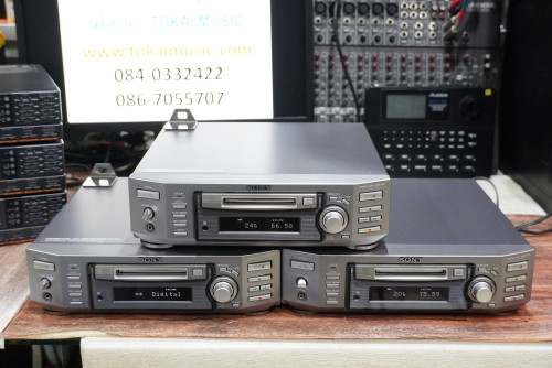เครื่องเอ็มดี SONY MDS-S50 นำเข้าญี่ปุ่น ใช้งานปรกติทั้งอัดและอ่าน รองรับMDLP แถมแผ่นMD 1แผ่น ประกัน
