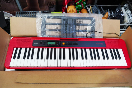 (1) ใหม่แกะกล่อง CASIO Casiotone CT-S200 400เสียง จังหวะหัดเล่นและลำโพงในตัว ต่อแอมป์นอกได้ ใส่ถ่านไ 3