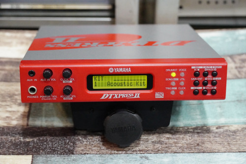 YAMAHA dtxpress II (JAPAN) โมดูลกลองไฟฟ้า ทริกกับกลองจริงหรือแป้นยาง ผ่านไมค์หรือเปี๊ยซโซ่