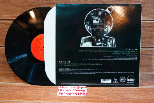 (22) แผ่นเสียง Pete Rock - Take Your Time,Tha Game (Single) 1LP 1