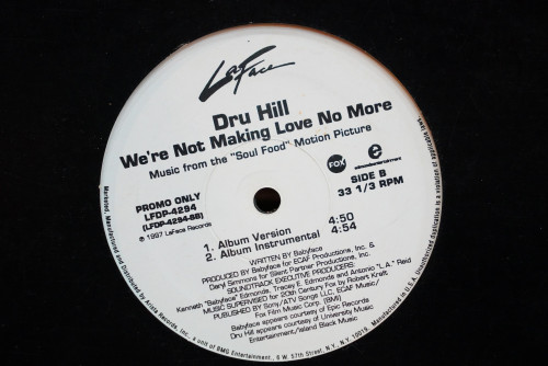 (217) Dru Hill - We're Not Making Love No More (Single) 1LP 2