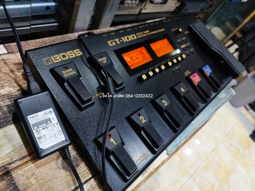 BOSS GT-100 พร้อมอะแด๊ปเตอร์Rolandแท้ 3