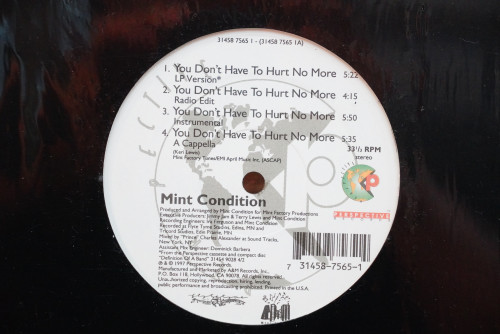 (202) MINT CONDITION - Change Your Mind,You Don't Have to Hurt No More 2