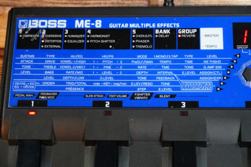 BOSS ME-8 กีต้าร์มัลติเอฟเฟคเสียงแตกอ้วนๆ เน้นแนวร๊อค ราคาไม่แรง เอาตัวนี้ไปเลย AC+คู่มือ 5