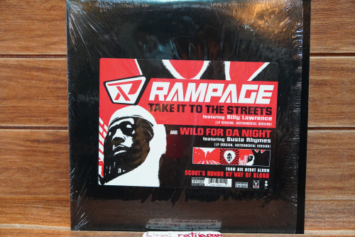 (162) RAMPAGE - Take It To The Streets,Wild For The Night (Single) 1LP