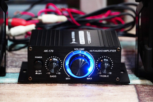 ลำโพง DENON ญี่ปุ่น + แอมป์ + สายต่อ + อะแด๊ปเตอร์ครบ เอาไว้เน้นเสียงแหลม 1