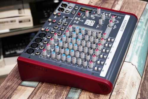 ของแท้จากญี่ปุุ่น Allen&Heath ZED-10 4ไมค์ 2สเตอ 2Aux ไฟ220V ต่อUSBได้ 1