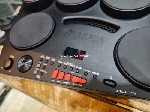 สวยๆจากญี่ปุ่น YAMAHA DD-75 พร้อมฟุตแท้ อะแด๊ปเตอร์แท้ ไม้กลองครบ DD-75เป็นกลองตัวท๊อปสุดและดีที่สุด 2