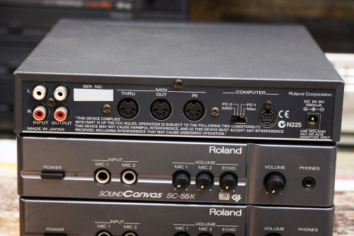 Roland SC-55K (JAPAN) คาราโอเกะเสียงดีดีแบบง่ายสุด!!เสียบสองไมค์หน้าเครื่องพร้อมเอฟเฟคร้องในตัว 1