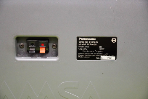 คู่ละ 5000 พร้อมขา RAMSA WS-A35 (JAPAN) งานญี่ปุ่น เสียงคมชัดดีมาก ผับ เธค 8Ohm 140W 2