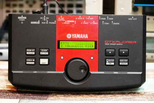 โมดูลกลองไฟฟ้า YAMAHA DTXPLORER (JAPAN) งานญี่ปุ่น ซาวด์ดีมาก มี990เสียง 10รูทริก ตั้งได้32ชุดกลอง 3
