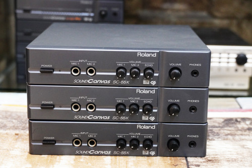 Roland SC-55K (JAPAN) คาราโอเกะเสียงดีดีแบบง่ายสุด!!เสียบสองไมค์หน้าเครื่องพร้อมเอฟเฟคร้องในตัว
