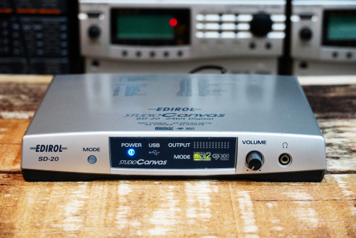 EDIROL SD-20 ซัพพอร์ททั้งMIDIและWAV Audio Interface ซาวด์24บิต มีุุ660เสียง 23ชุดกลองพร้อมอะแด๊ปเตอร