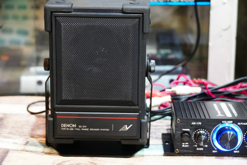 ลำโพง DENON ญี่ปุ่น + แอมป์ + สายต่อ + อะแด๊ปเตอร์ครบ เอาไว้เน้นเสียงแหลม 5