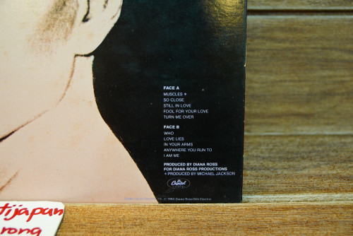 (135) Diana Ross - Silk Electric 1982 (Album) 1LP / JAPAN 2