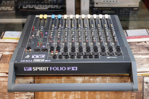 อังกฤษแท้ SoundCraft SPIRIT FOLIO F1 สวยๆใช้งานปรกติทุกช่อง 8ไมค์XLR สไลด์ยาว อะแด๊ปเตอร์แท้ 4