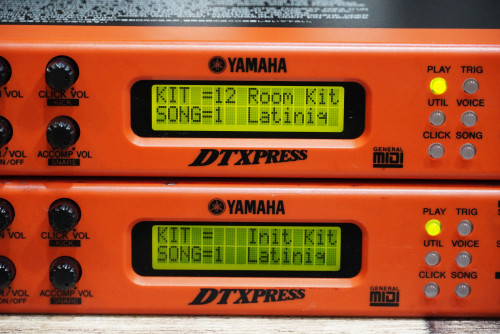 YAMAHA DTXPRESS (JAPAN) โมดูลกลองไฟฟ้า 990เสียง 48ชุดกลอง เซฟได้32ชุด 11รูทริก ต่อมิดี้คาราโอเกะตรง 3