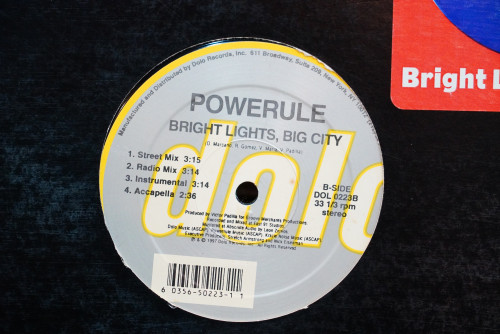 (215) POWERULE - Bright Light,Big City,Well Connected (Single) 1LP 2