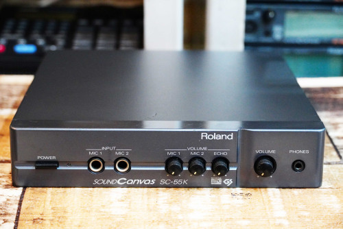Roland SC-55K (JAPAN) คาราโอเกะเสียงดีดีแบบง่ายสุด!!เสียบสองไมค์หน้าเครื่องพร้อมเอฟเฟคร้องในตัว