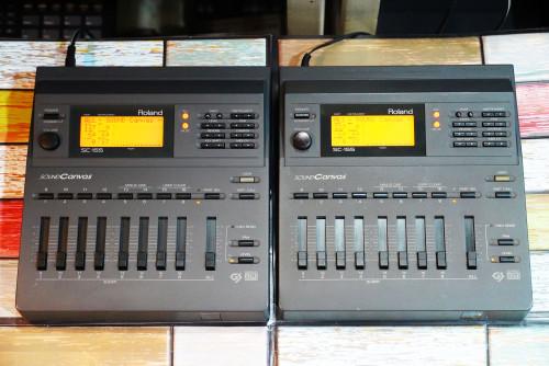 แถมรีโมท Roland SC-155 (JAPAN) ซาวด์ที่มีสไลด์มิกซ์คอนโทรลพาร์ทดนตรีได้ในตัว/ต่อคอมได้2ตัว 3