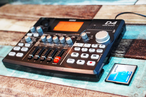 สวยๆจากญี่ปุ่น KORG D4 เครื่องมัลติแทร็คเรคคอร์ดแบบพกพา พร้อมเมม2GB ใช้งานปรกติ 3
