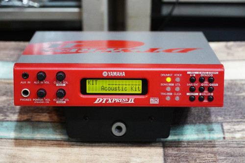 YAMAHA dtxpress II (JAPAN) โมดูลกลองไฟฟ้า ทริกกับกลองจริงหรือแป้นยาง ผ่านไมค์หรือเปี๊ยซโซ่
