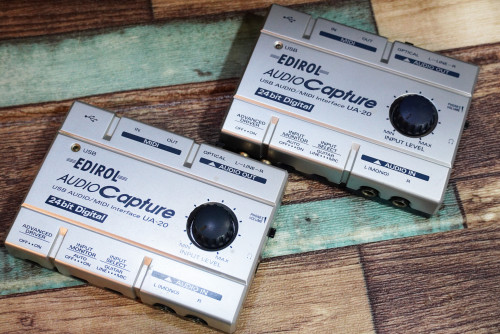 อันละ2000 พร้อมสายUSB ซาวด์การ์ดนอก Edirol UA-20 24Bit USB Audio MIDI Interface