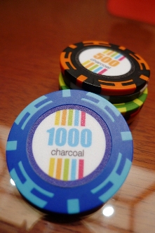 ชุดเหรียญคาสิโนลาย Colorful 13.5 g. จำนวน 300 เหรียญ 3