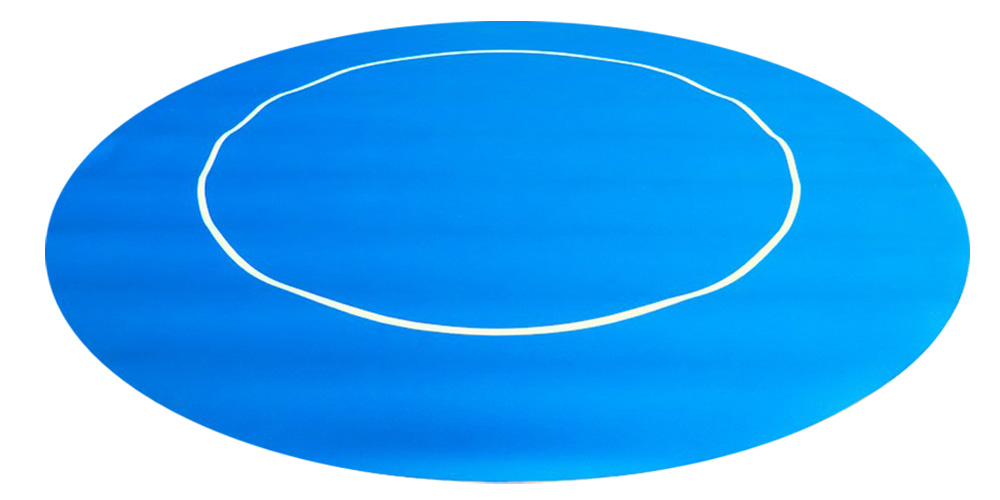 Rubber Foam แบบกลม สีน้ำเงิน สำหรับปูโต๊ะโป้กเกอร์/Foam Poker Table Top