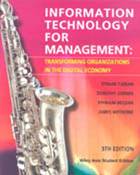 Information Technology for Management: Transforming Organizations in the Digital Economy,5th Edition