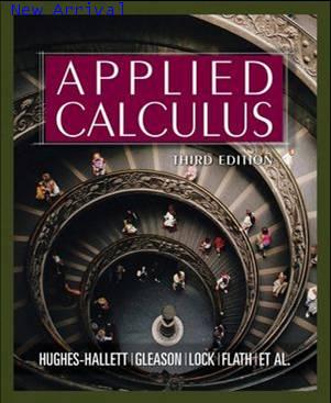Applied Calculus, 3rd Edition  ISBN 9780471681212