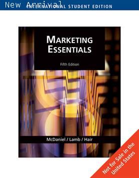 Marketing Essentials ISBN 9780324366075