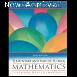 Elementary and Middle School Mathematics 0