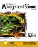 Introduction to Management Science 8E ISBN9780131229327