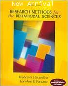 Research Methods for the Behavioral Science2E ISBN9780495091455