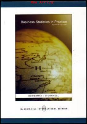 Business Statistics in Practice with Student CD ISBN 9780071108379