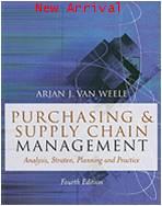 Purchasing and Supply Chain Management: Analysis Strategy Planning and Practice ISBN9781844800247