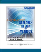 Research Design and Methods A Process Approach 8ED Y2011 ISBN9780071289153