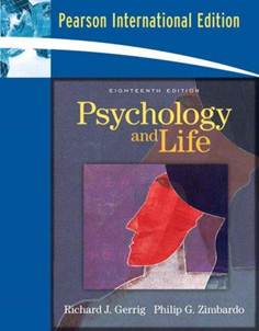 Psychology and Life   ISBN 9780205519989