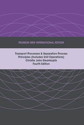 Transport Processes and Separation Process Principles  ISBN 9781292026022