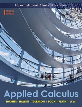 Applied Calculus International student edition ISBN  9780470505892