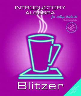 Introductory Algebra 4ED ISBN  9780131492622